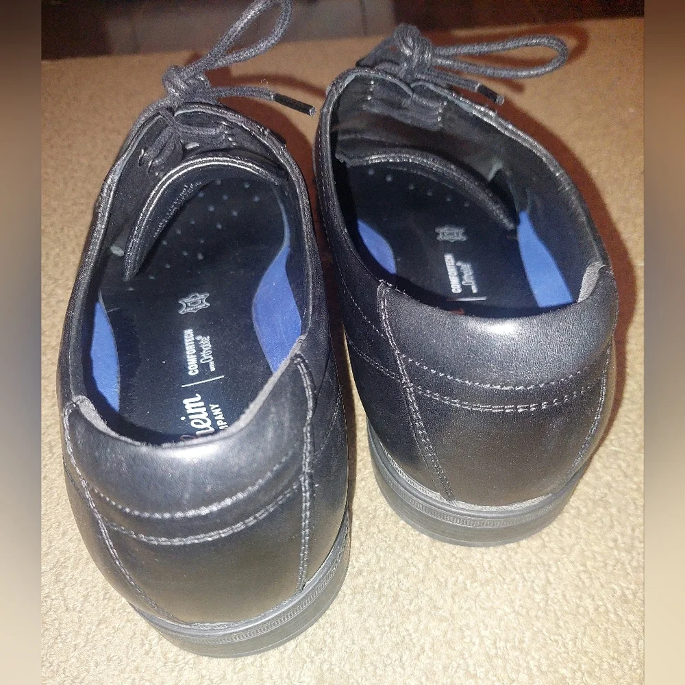 Florsheim Men Black Leather Oxford Shoes Timeless Design, Great Condition